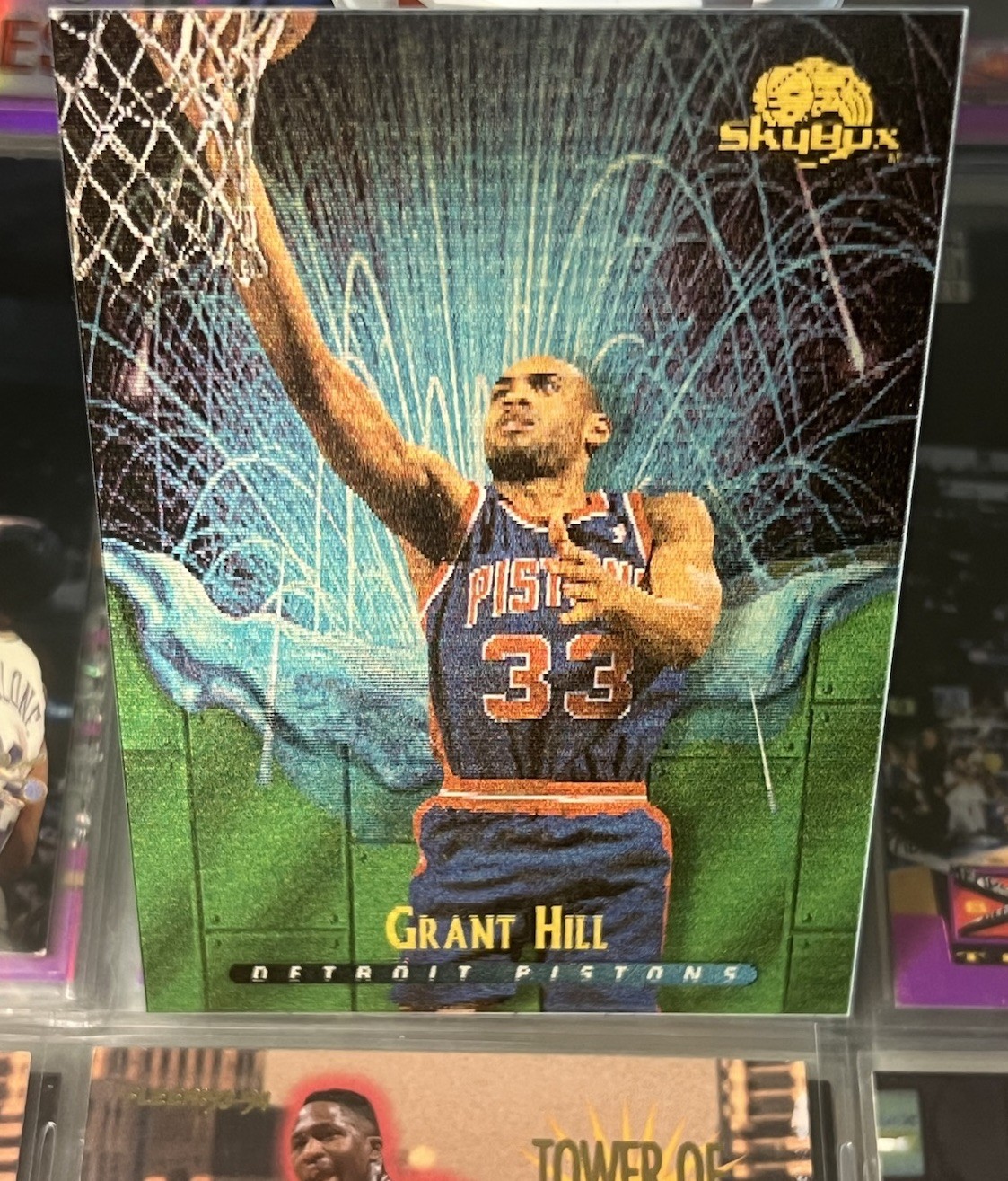 Grant Hill 1995-96 Skybox Premium Meltdown Insert #M5 Lenticular 1:54 Hobby