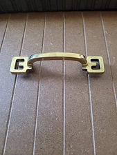 3 in CC Vintage Lancaster Handpolished Brass  Finish Drawer Pulls- NOS