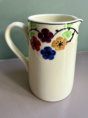 Vintage Ridgways Bedford Ware handbemalt Milchkännchen Blumen Milchkännchen Made England