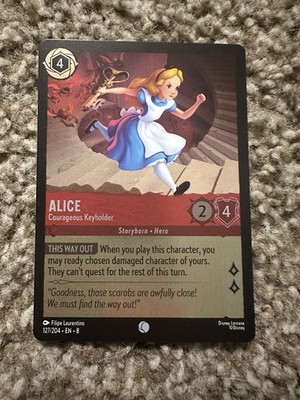 Alice - Courageous Keyholder 127/204 Reign of Jafar Cold Foil