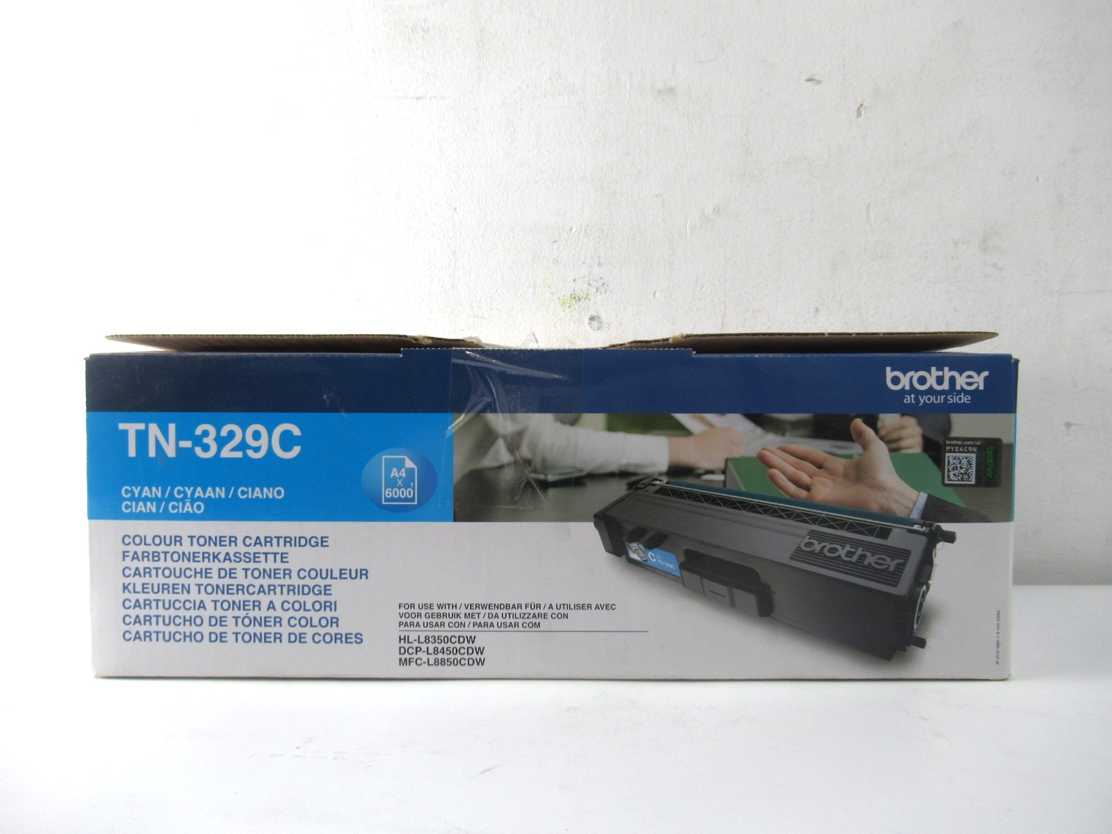 Brother TN-329C Cyan Toner Cartridge for HL-L8350CDW, DCP-L8450CDW, MFC-L8850CDW