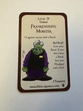 Level 9 Frankenstein’s Mobster Munchkin Promo Steve Jackson Games SJG