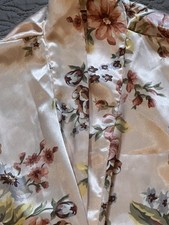 VICTORIA'S SECRET Vintage Gold Label PINK FLORAL Robe Feminine Lace XSMediurm
