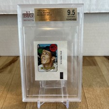 1969 Topps Decal Maury Wills BGS BVG 9.5 Gem Mint