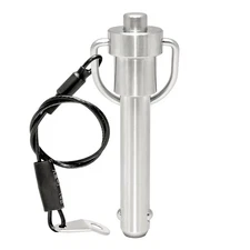 304 Stainless Steel Ball Locking Pins with Button Handle 12.7mm 1/2inch Pin D...