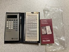 Rockwell the 24K Vintage Calculator with Case and Users Manual Working