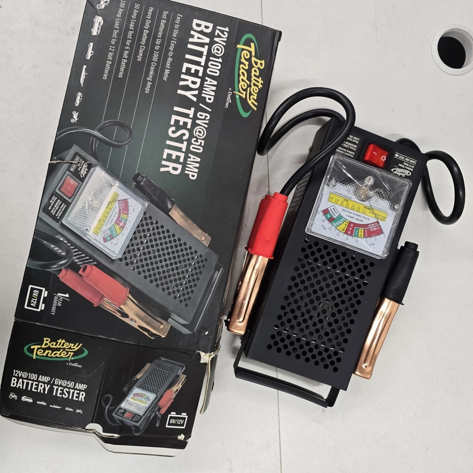 Probador de carga de batería para baterías automotrices de 12 voltios y 6 voltios 9C Foto 2 de 4