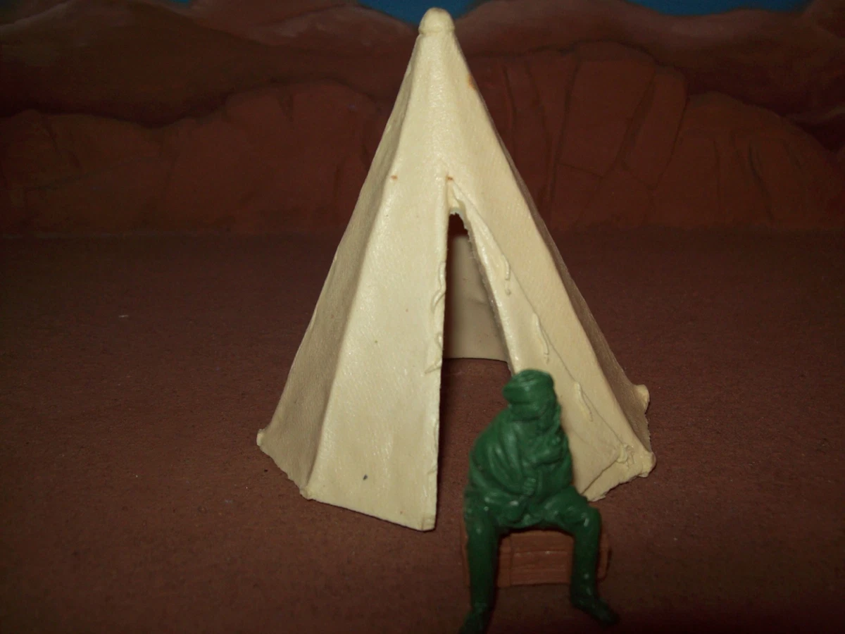 VINTAGE BARZSO DAVEY CROCKET WILDERNES FORT PLAYSET