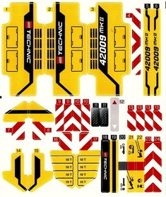 Lego Technic 42009 Mobile Heavy Duty Crane Building Instructions Power Function