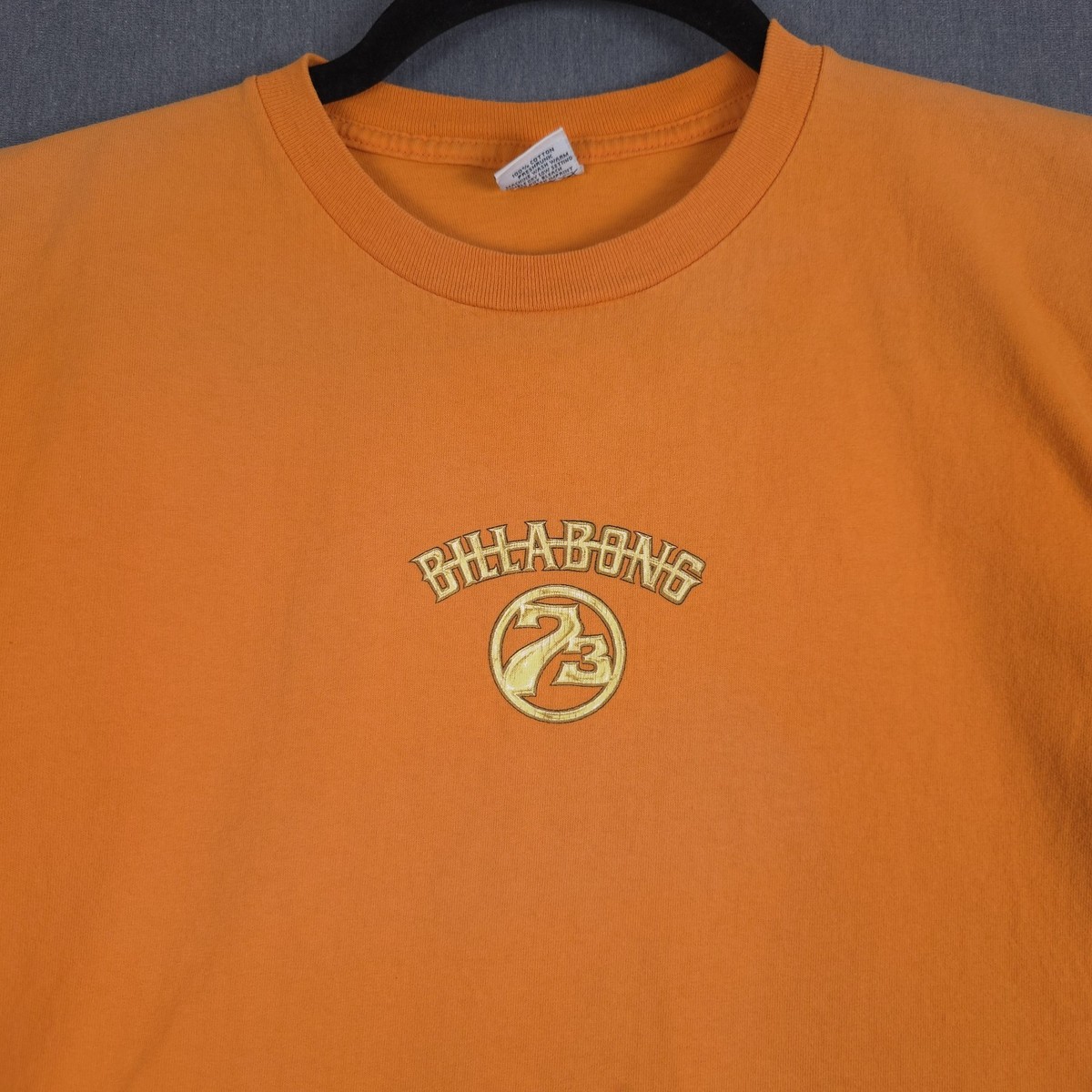 Vintage Billabong Dragon 73 Shirt Size Medium Orange 90s Skate