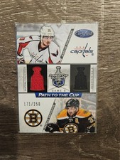 2012-13 Certified Path To The Cup GU Jersey Marcus Johansson/Patrice Bergeron