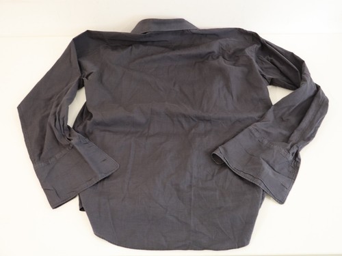 Chemise homme St Michael années 90 deux fils pliants 16 gris manches longues M&S - Photo 6/6