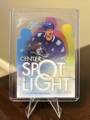 2025-26 Flair Elias Pettersson #CS-9 Canucks Center Spotlights