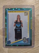 2025 Panini Donruss WNBA Rated Rookie Ajsa Sivka #93 Teal Laser /125 (RC)