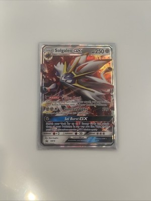 Pokémon TCG Solgaleo GX SM Black Star Promo SM16  Holo Promo LP