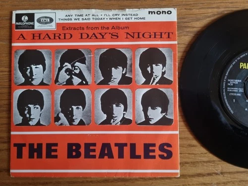 The Beatles – Extracts From The Album A Hard Day's Night EP 1964 Parlophone