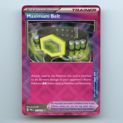 Maximum Belt 117/131 Prismatic Evolutions | ACE SPEC Trainer | Pokémon TCG