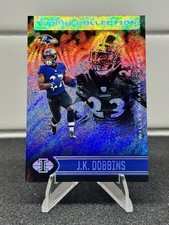 2021 Panini Illusions J.K. Dobbins #39 Trophy Collection Wildcard /25 Ravens