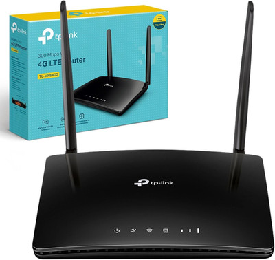 TP-Link TL-MR6400 4G LTE WLAN Router, SIM Kartenslot, 4G Router, 4 LAN Ports, up 