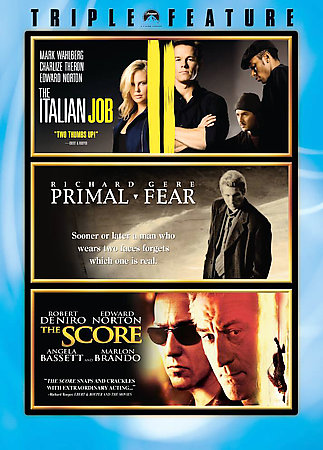 The Italian Job/Primal Fear/The Score (DVD, 2007, 3-Disc Set, Widescreen)