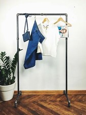 Appendiabiti industriale in metallo espositore negozio abbigliamento retrò vintage alto 1,5 m