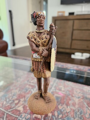 Gala Star 4.5'' African Tribal Figurines Hand Painted in South Africa *Beautiful*
