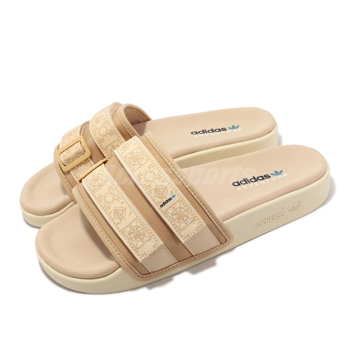 Sandale unisexe adidas Originals Adilette 2.0 Mag beige kaki homme