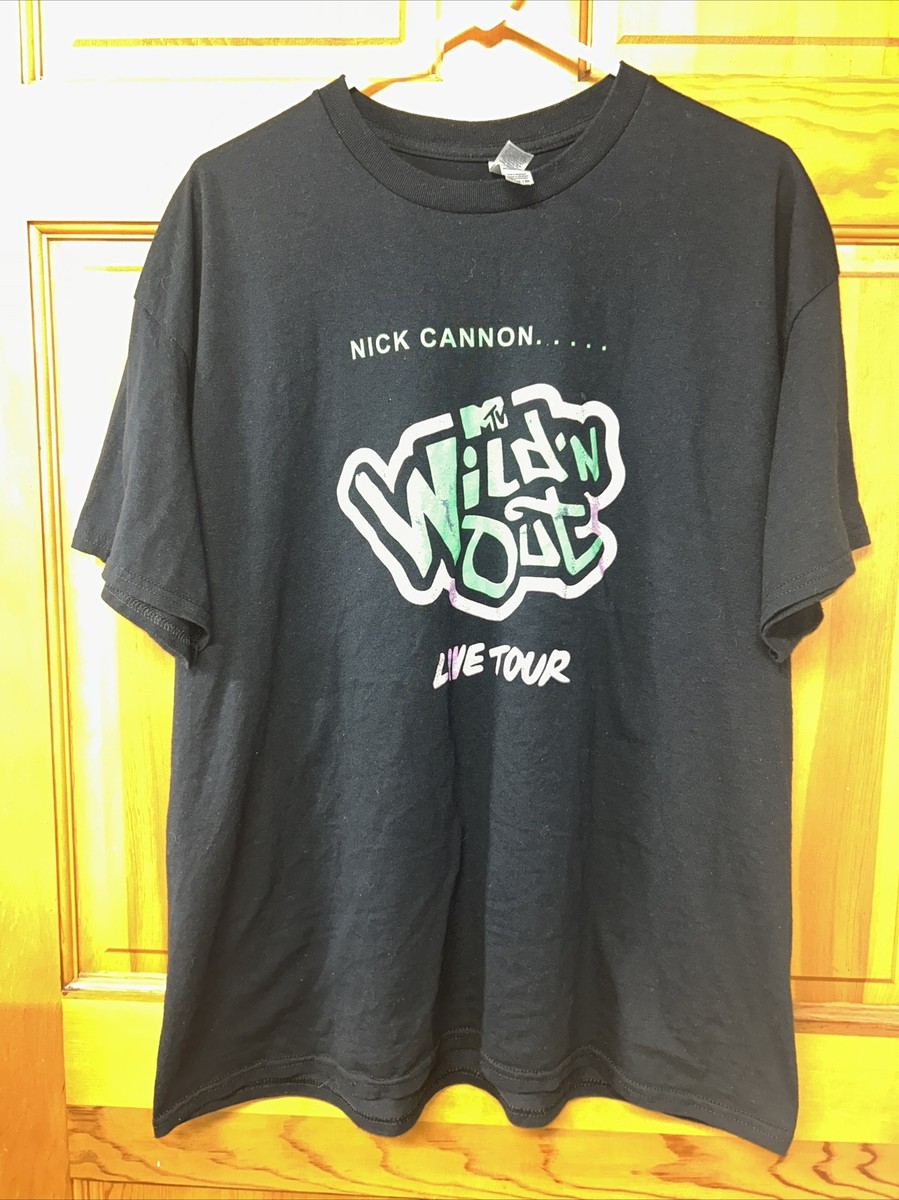 Nick Cannon MTV Wild N Out Live Tour Shirt Double Sided Size XL