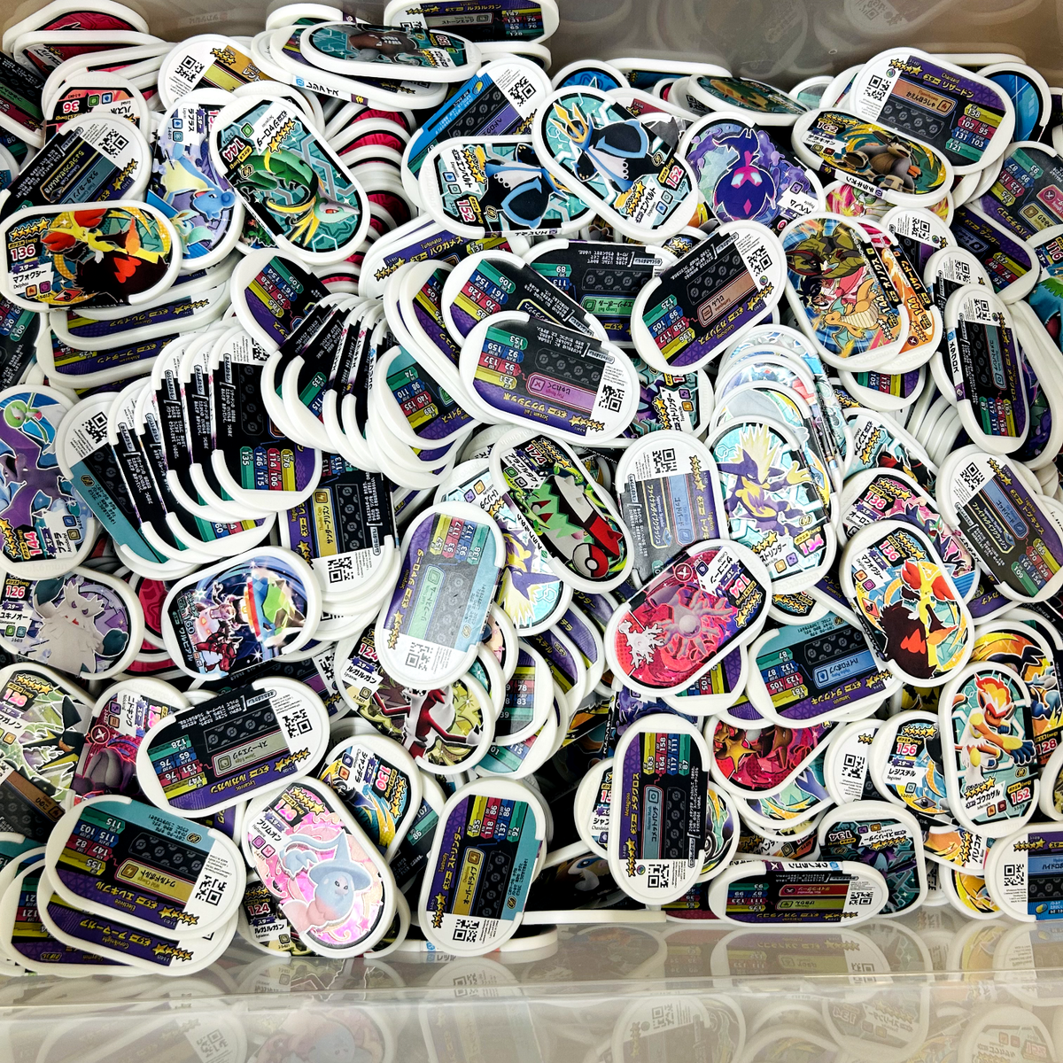 Pokemon Mezastar Lot of 200 Random Game Disk Chips Japanese