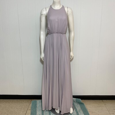 3.1 phillip lim purple dress 3.1 Phillip Lim Gown 0 Pale Purple Silk Chiffon Gathered Tied Waist Maxi  Dress