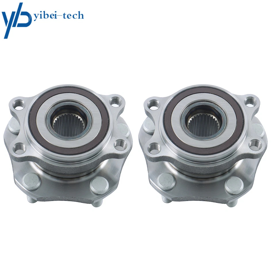 Par de cojinetes de cubo de rueda delantera para Nissan Rogue 2014-2023 Rogue Sport 2017-2022 Foto 2 de 4