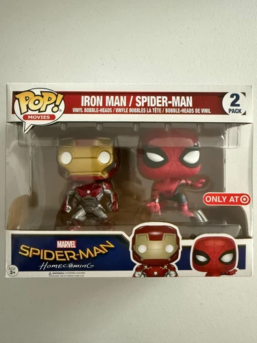 Funko Pop Marvel 2-Pack Iron Man/Spiderman (Target)