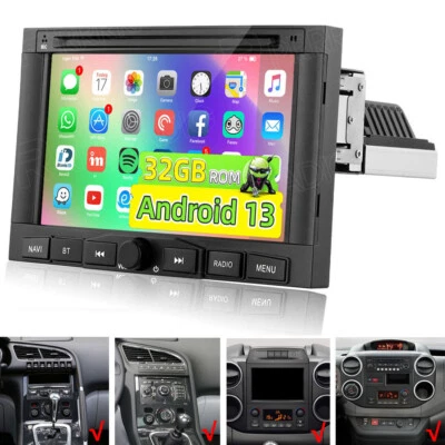 RRRRADIO For Citroen Berlingo 2 2008-2019 Partner Peugeot 3008 5008 Car Radio Android 13