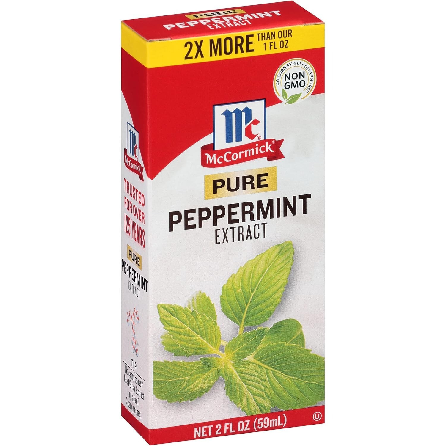 McCormick Pure Peppermint Extract, 2 fl oz Free Shipping USA