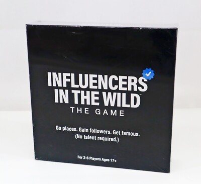 Influencers in the Wild: The Game - Social Media Game for 2-6 Players, Ages 17+