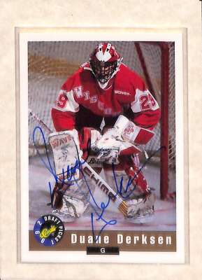 1993 Classic Draft Picks Autographs #NNO Duane Derksen RC Auto NM