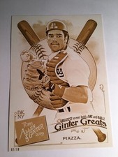 2019 Topps Allen & Ginter Ginter Greats 5x7 Mike Piazza Dodgers 31 /10
