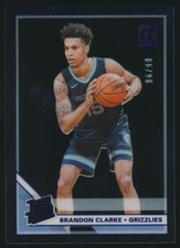 2019-20 Donruss Clearly Brandon Clarke Rated Rookie Blue /99 Memphis Grizzlies