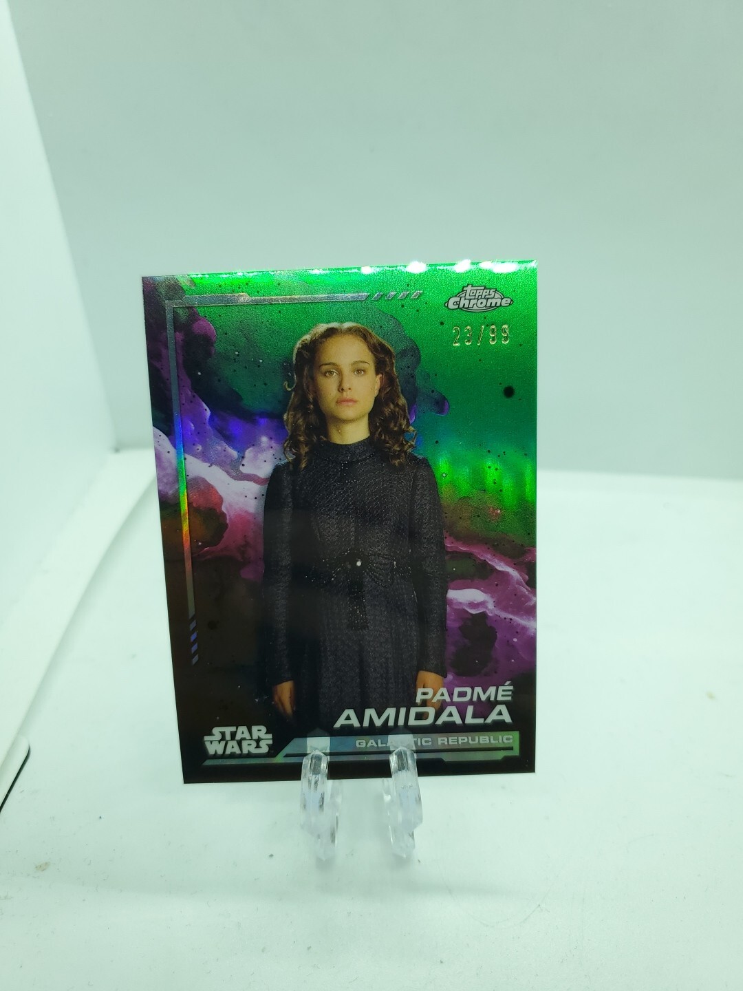 2024 Topps Star Wars Chrome GREEN Refractor PADME AMIDALA #130 /99
