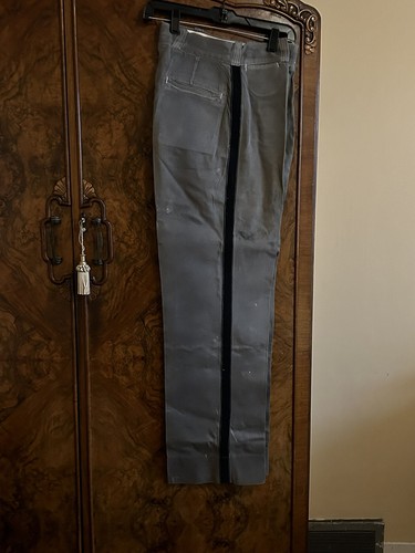 Vintage uniform pants great reenactment gray Black distressed destroyed Warcore