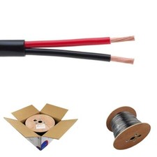 Satmaximum 14/2 250FT Outdoor Speaker Wire Copper Clad Aluminum, Stranded Bul...