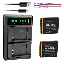 Kastar Battery LTD2 USB Charger for Kodak EasyShare M2008, EasyShare V1073, Zi10