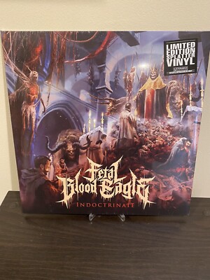 Fetal Blood Eagle - Indoctrinate LTD Blue/White Splatter Color Vinyl SEALED