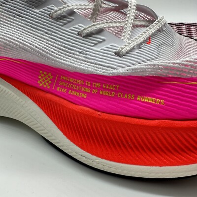 Nike Zoomx Vaporfly Next% 2 Marathon White Pink DJ5457 100 Mens Sz