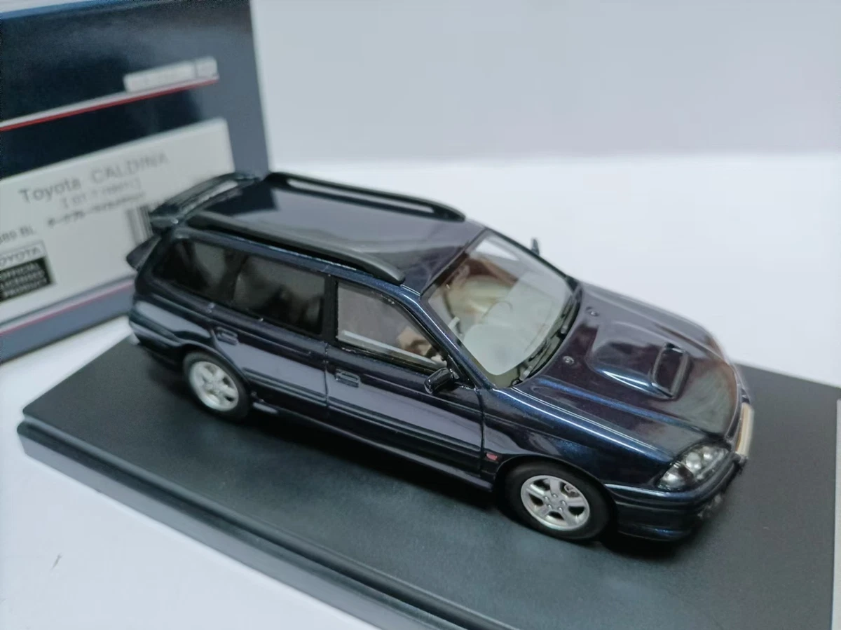 Hi Story 1/43 Toyota CALDINA GT-T 1997 Dark Blue Resin Car Model