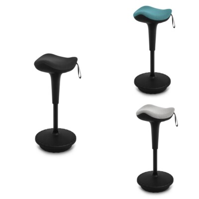 Bar Stool, Adjustable Height 360° Swivel Office Stool, Ergonomic