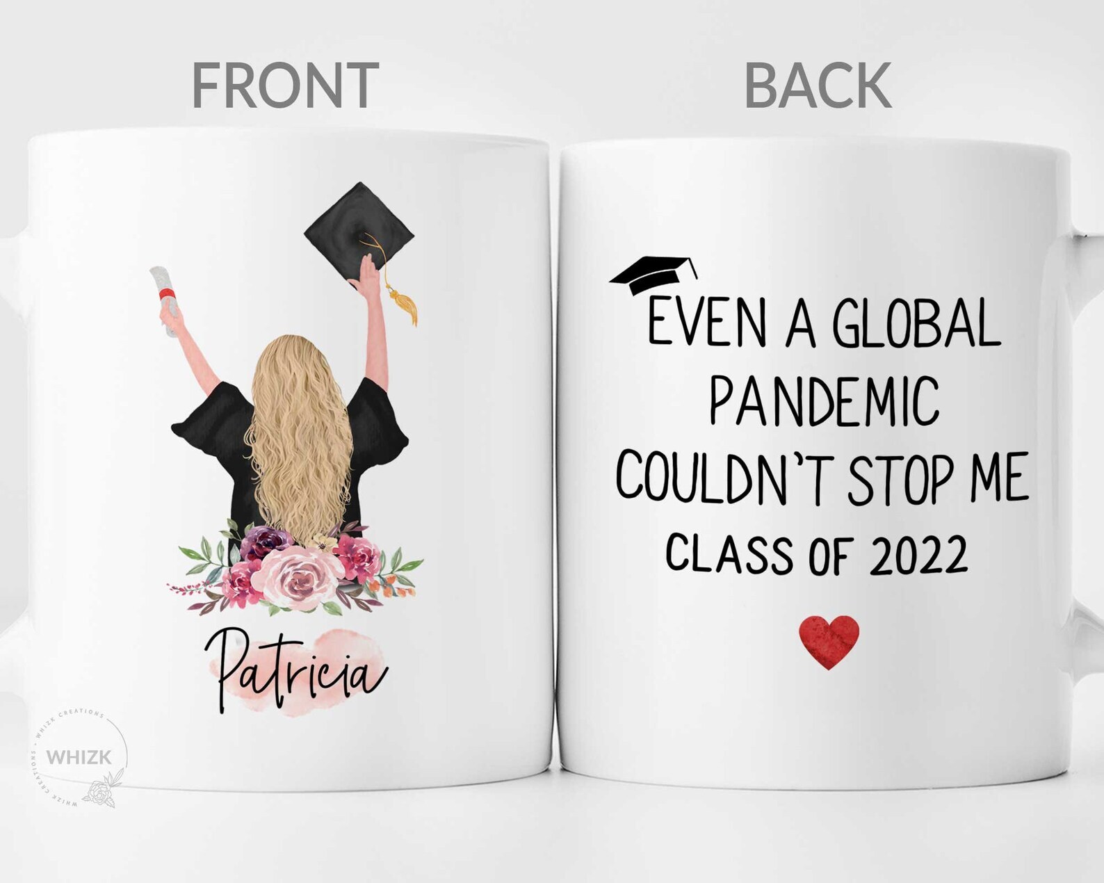 2022年のクラスへの英国の卒業ギフト パンデミック 卒業マグ パーソナライズ