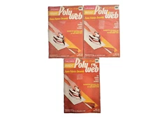 J & P Coats Magic Poly Web Fuses Fabrics for Hems Trims Facings Lot of 3 NEW