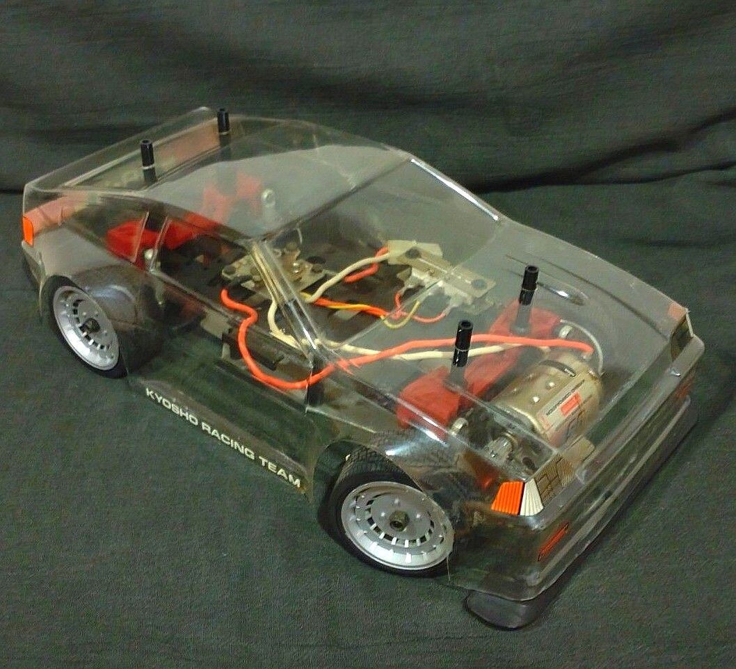 激レア 京商 HONDA CR-X RC FFレーサー 1/12 当時物 Kyosho HONDA CR-X 1/12 RC FF Racer Vintage Collectible Model Free