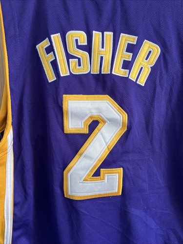 Adidas La Lakers Fisher 2 NBA Jersey Size 44 - Picture 11 of 12